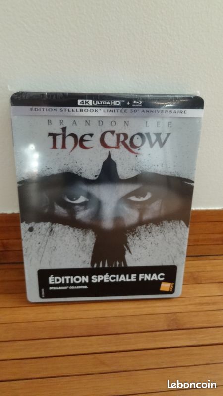 Coffret steelbook 4K The Crow spécial FNAC, neuf, sous blister (image 1)