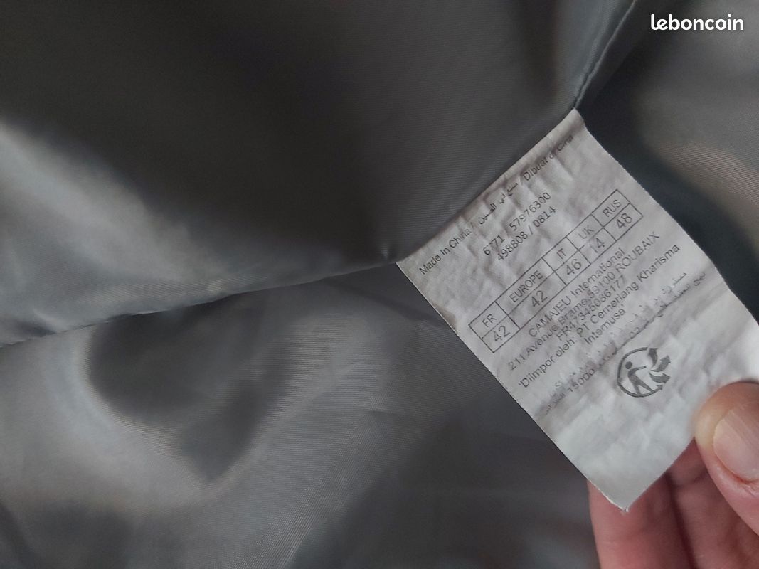 Veste Grise Femme (image 3)