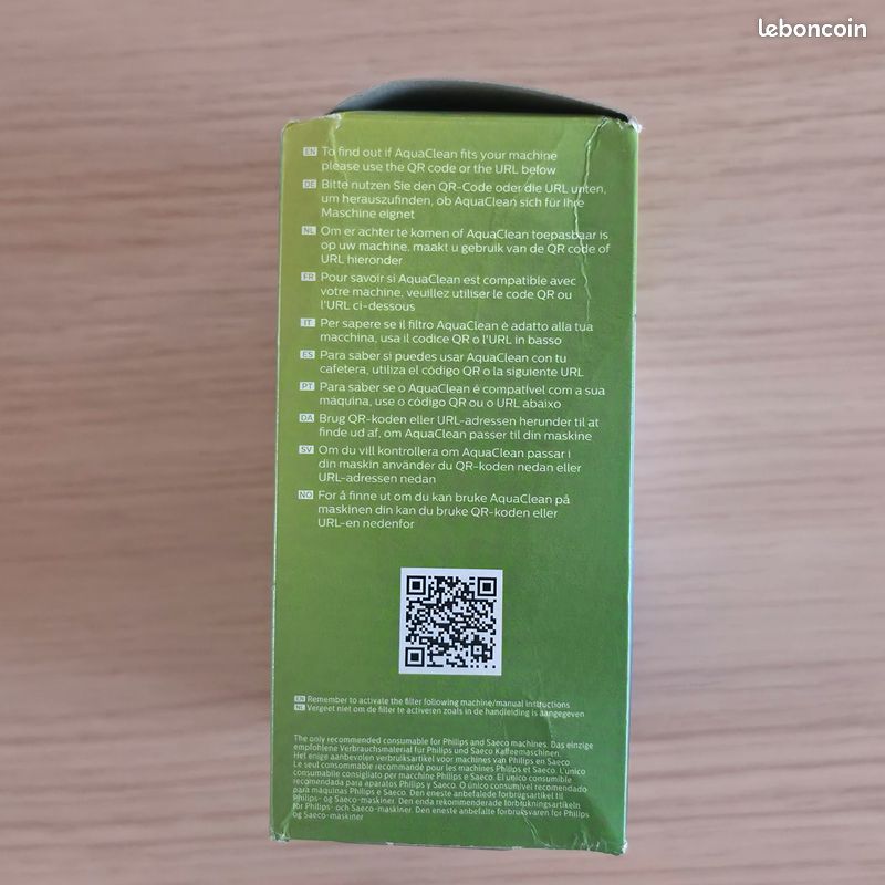 Filtre à eau Philips SAECO Aqua Clean CA6903/10 pour espresso machine à café (image 8)