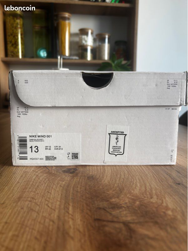 Nike Mind 001 « Game Royal » Dark Blue / Grey - Taille 47.5 13 US Neuves avec boîte (image 3)