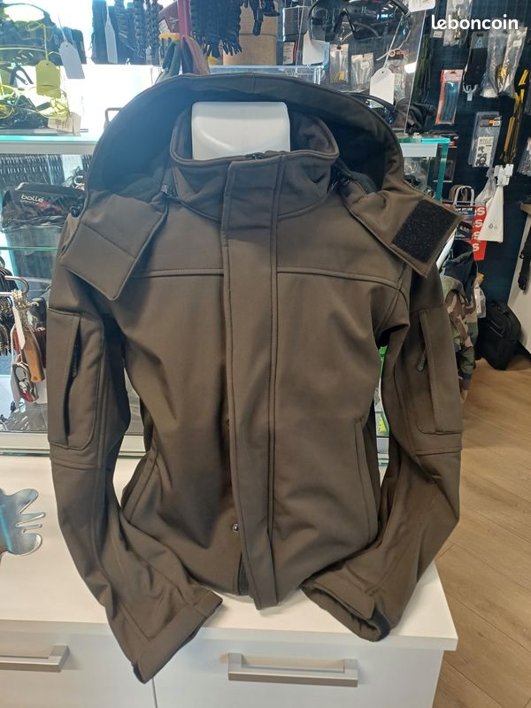 Veste softshell brun XS-M-2XL-3XL (image 1)