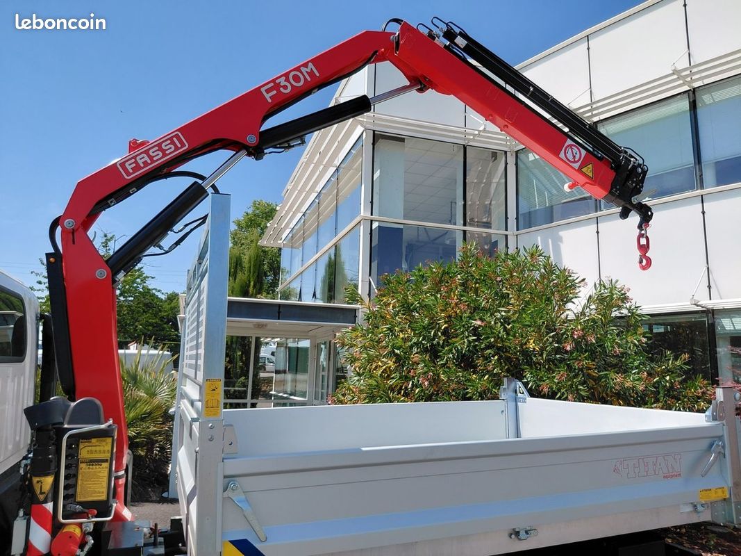 Isuzu ISUZU M27 E 3L 150 CV GRUE FASSI + BENNE ALU (image 6)