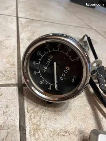 Compteur (tableau De Bord) Pour Yamaha 125 Virago - Pièce D'occasion En état Opérationnel