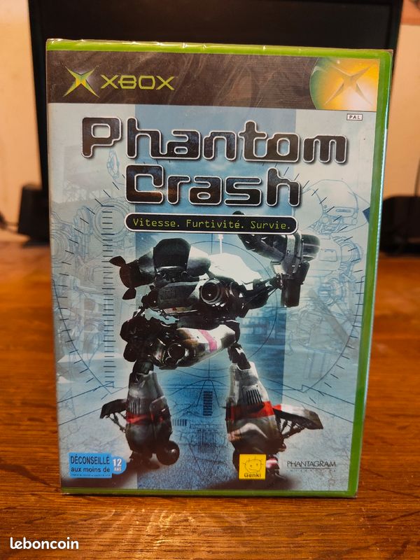Jeu Phantom Crash Sur Microsoft Xbox, Version PAL FR, Neuf Sous Blister