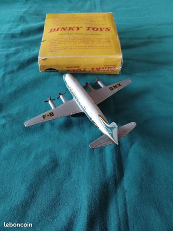 Dinky Toys 60E Vickers Viscount Air France - Échelle 1/200 - Boîte Reproduction