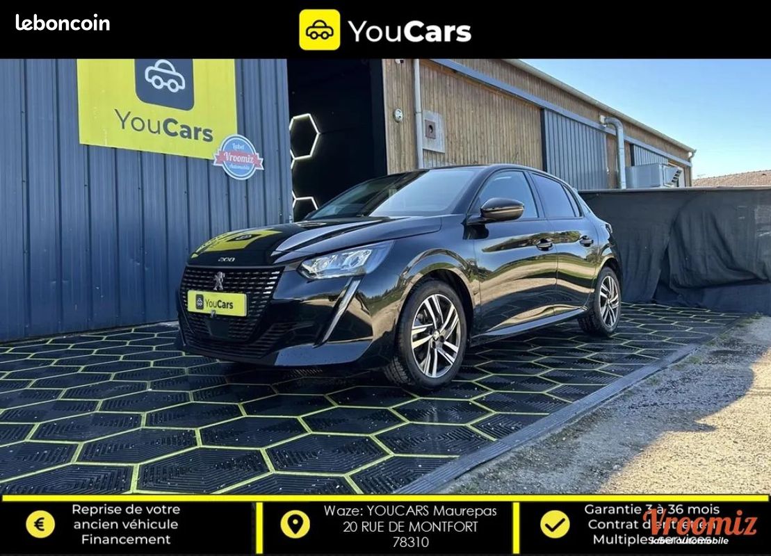 Peugeot 208 GENERATION-II 1.2 100 ALLURE - ENTRETIEN PEUGEOT - CARPLAY - CAMERA DE RECUL (image 1)