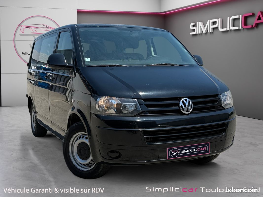 VOLKSWAGEN TRANSPORTER T5 102Ch 6 Places Climatisation Radio Garantie 12 mois (image 1)