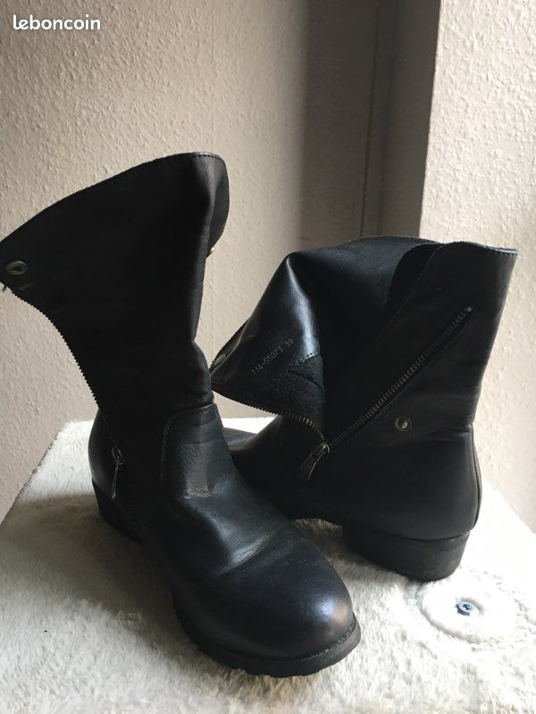 Bottines. Tout cuir. A venir. Chercher (image 1)