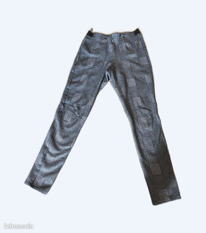 Jegging à carreaux fille 12 ans (image 1)