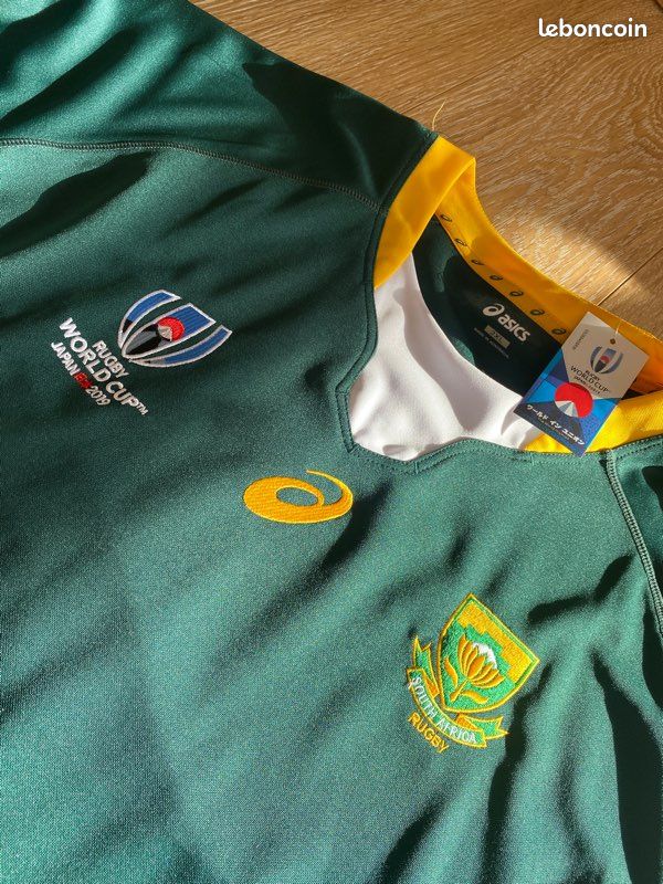 Maillot De Rugby Afrique Du Sud Springboks - Canterbury CCC Sasol - Manches Courtes Taille M