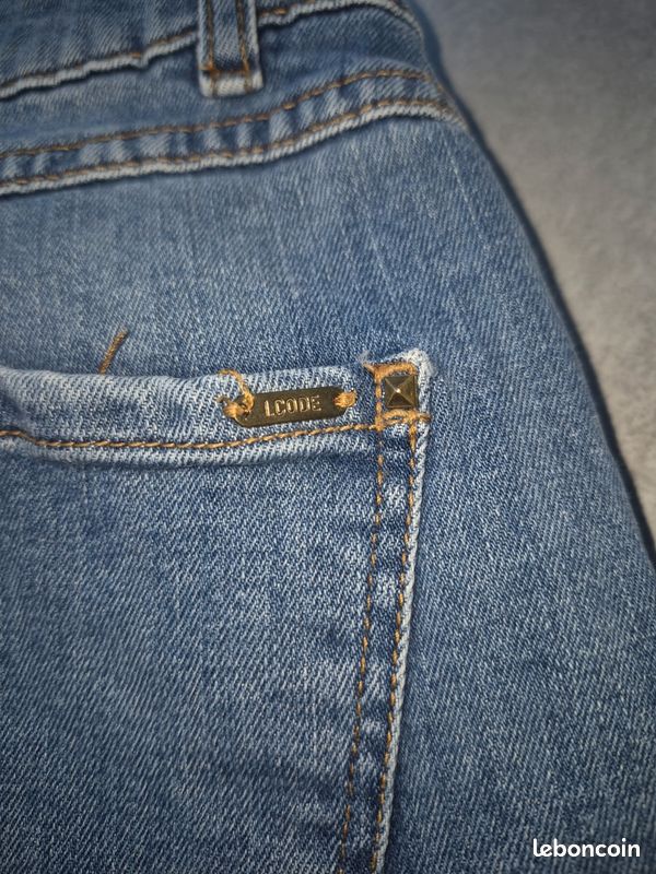Jean slim bleu classique - I.CODE (image 6)