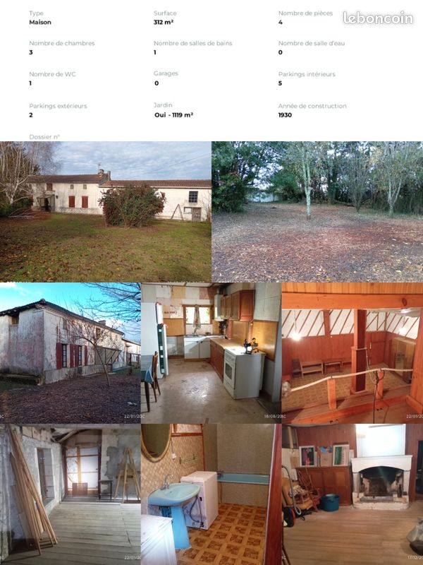 Maison 7 pièces 265 m² · à Montendre · 265 m² · 145 000 €