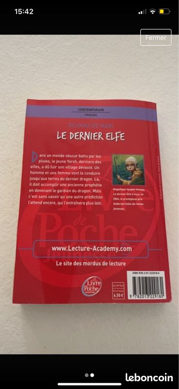 Livre Le dernier Elfe (image 2)