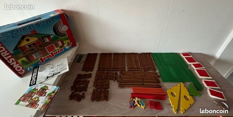 Ancien Jeu Jeujura N°2 – Maison Forestière, Boîte Vintage, Années 60/70