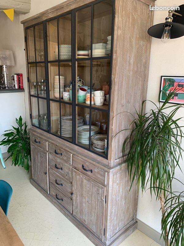 Buffet/Vaisselier en pin recyclé Copenhague Maison du monde valeur neuf 2300 (image 1)