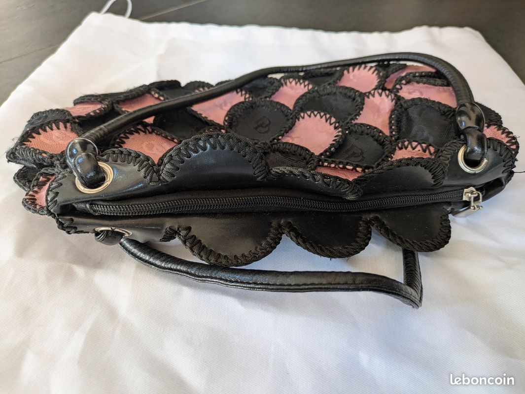 Sac rose poudré/noir (image 2)