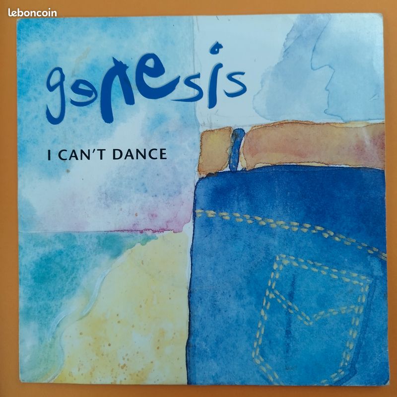 Genesis disque vinyle 45t 2 titres I Can't Dance (image 2)