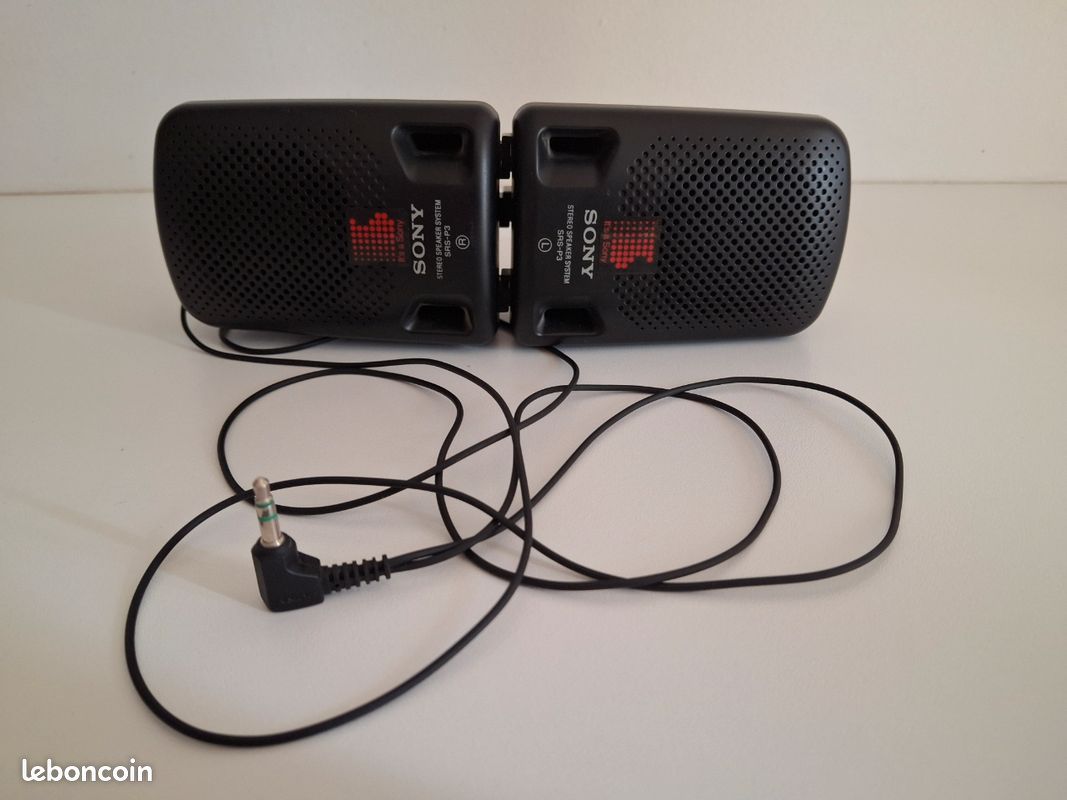 Stéréo speaker systèm Sony SRS-P3 pour walkman, discman.. (image 4)
