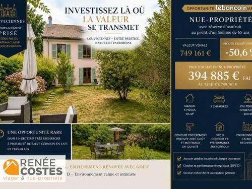 Maison 5 pièces 90 m² · à Louveciennes · 90 m² · 394 885 €