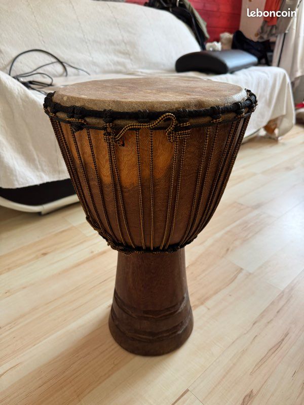 Djembé artisanale africain (image 2)