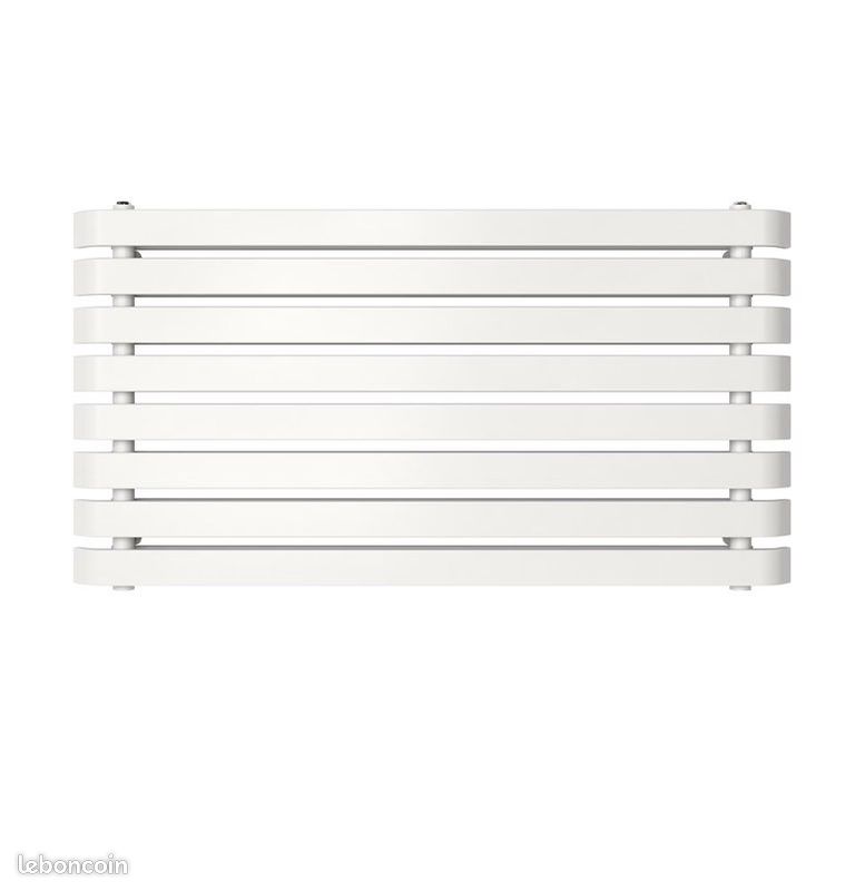 3 x Radiateurs eau chaude GoodHome Wilsona Horizontal 1 x blanc 2 x noir 1080 W (prix unitaire) garantie + facture (image 5)