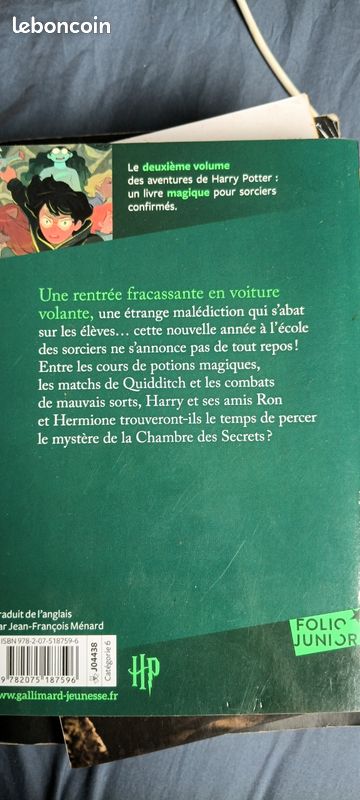 Livre harry Potter (image 1)