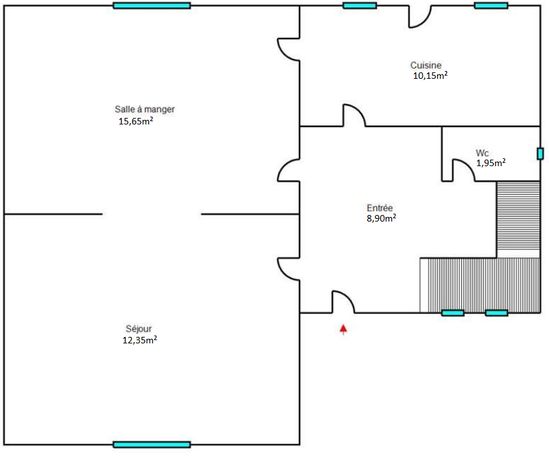 Maison a louer vanves - 5 pièce(s) - 97 m2 - Surfyn