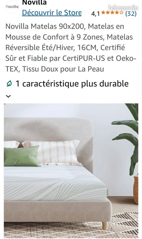 Matelas a vendre (image 4)
