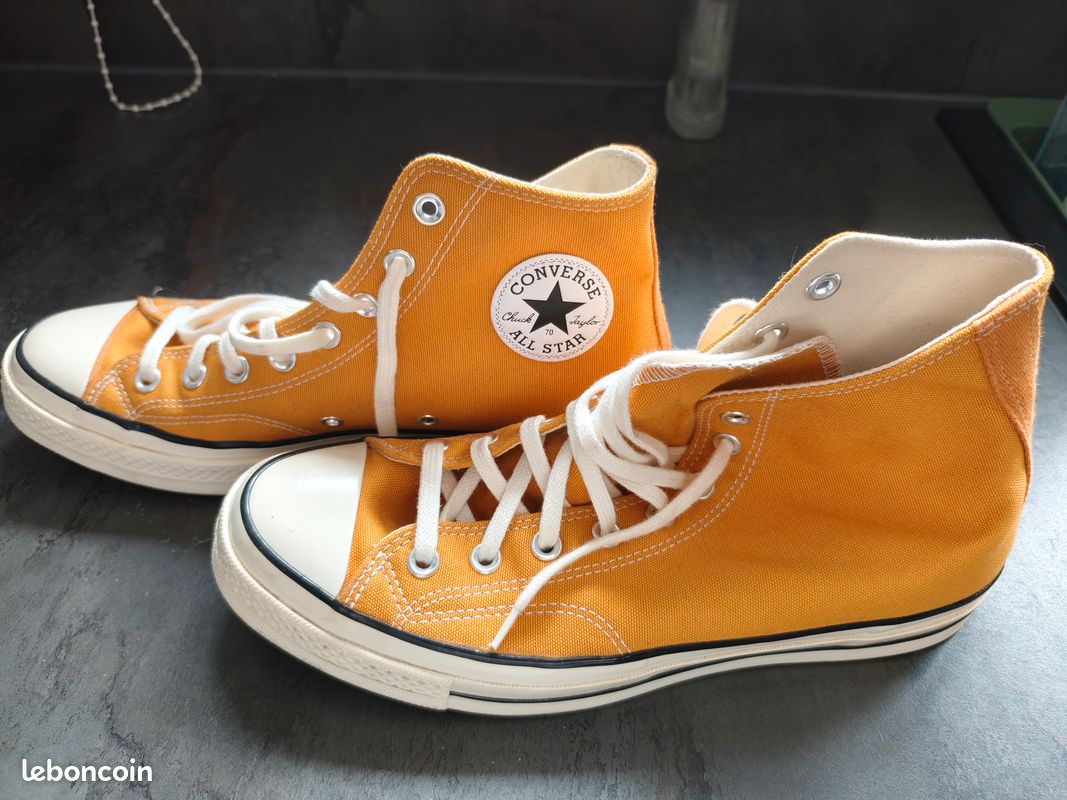 Sneakers Converse Jaune Orange Chuck 70 Converse All Star Moutarde