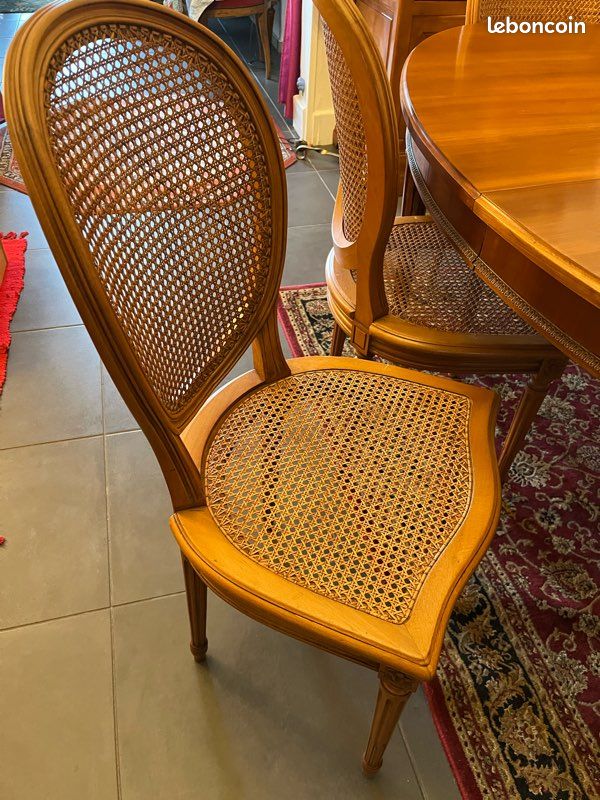 Table bois rare et 6 chaises (image 3)