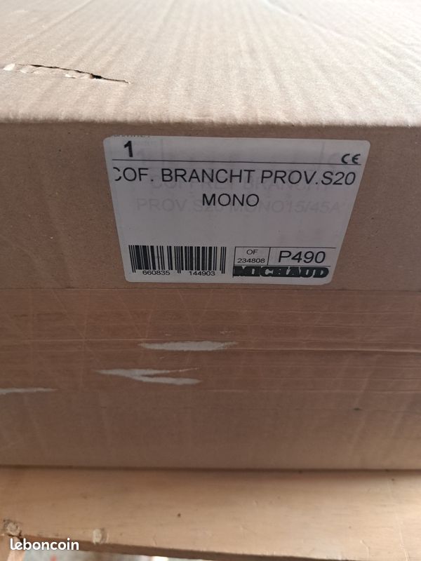 Coffret de branchement provisoire S20 Monophasé Michaud P490 (Neuf) (image 1)