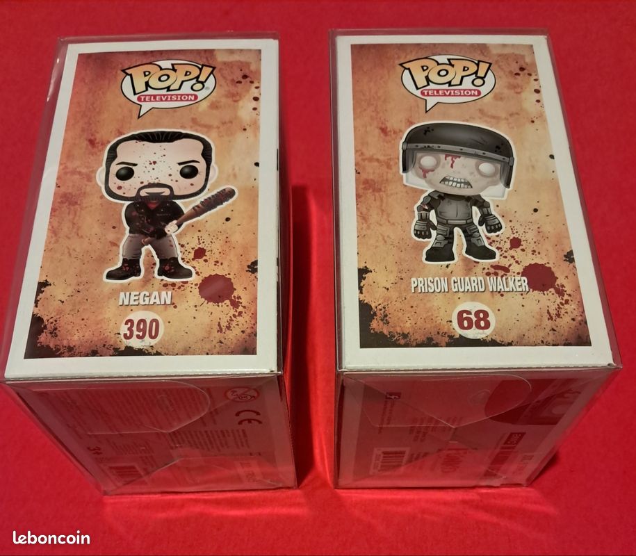 Funko Pop Negan N°295 - The Walking Dead - Signée Avec Certificat JSA - Occasion
