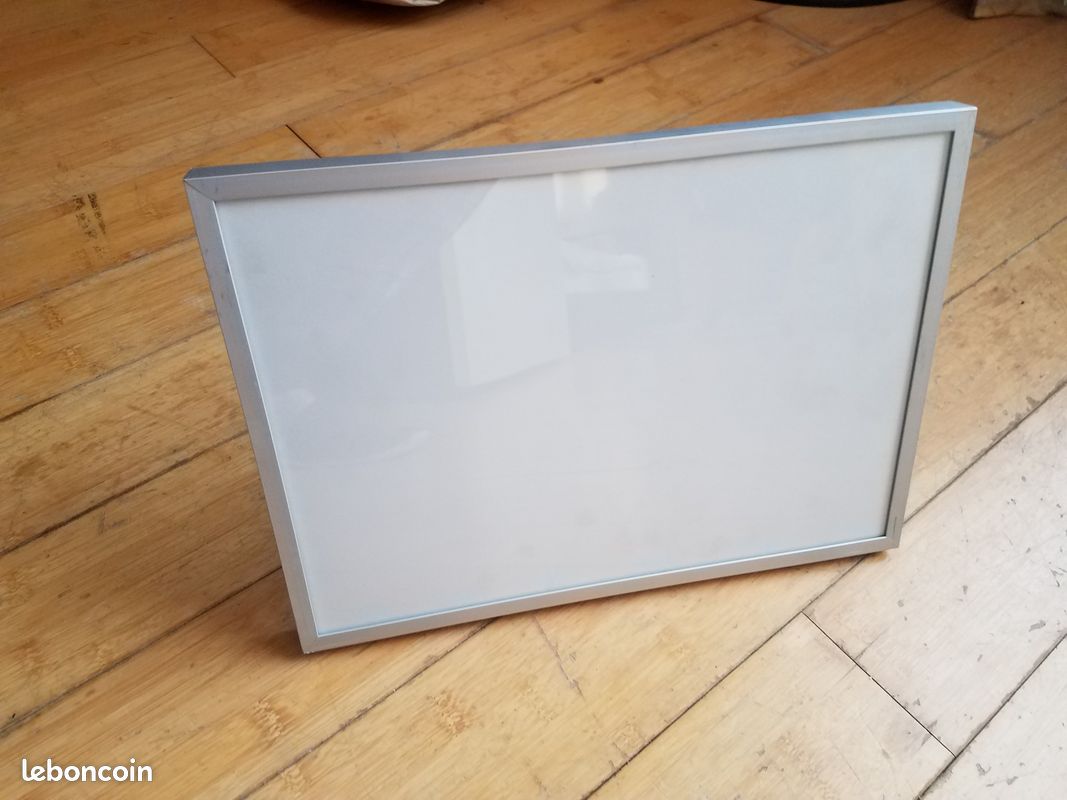Cadre alu brossé 30,5 cm x 22 cm état neuf (image 2)
