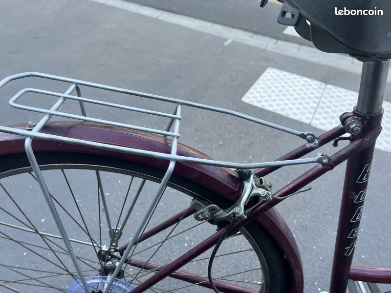 LOEVELOSI Guidon De Vélo Hollandais Vintage - Aluminium Argenté Brillant, Design Classique Pour Vélo Rétro