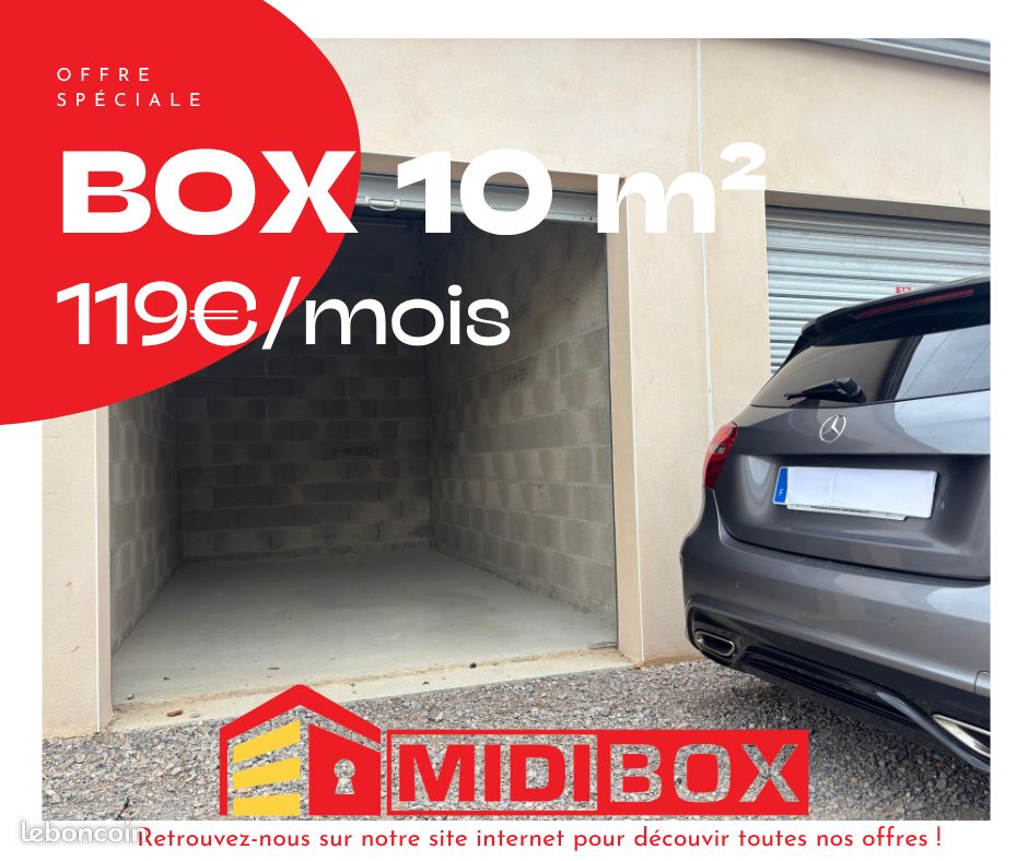 MIDIBOX – BOX DE STOCKAGE 10m² - A SAISIR 2026 (image 1)