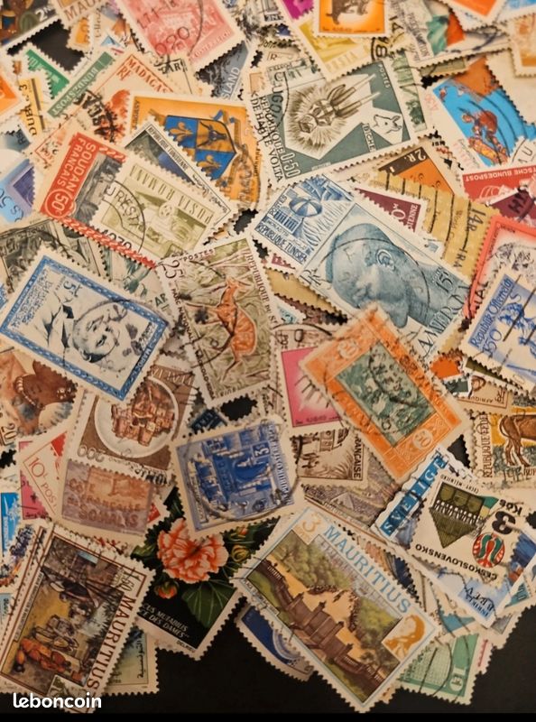 Lot 450t monde tous differents (lot1) (image 3)