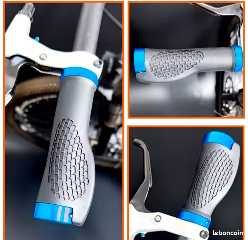 Poignées de Guidon de Vélo, 2 Pcs Poignées de