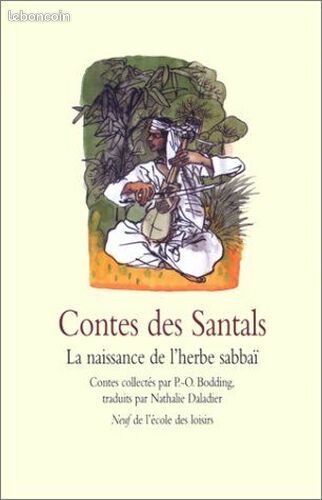 [Livre] Contes des Santals : La Naissance de l'herbe Sabbaï - Très bon état (image 1)
