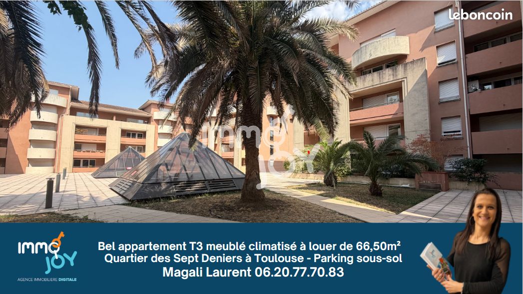 Appartement 3 pièces 67 m² · à Toulouse · 67 m² · 1 070 €/mois