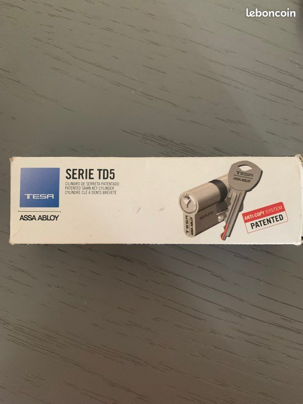 Cylindre/ verrou à bouton Tesa TD5 (image 3)