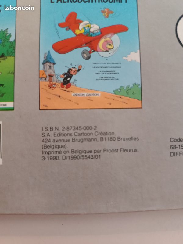 BD Les Schtroumpfs 14 . L'aéroschtroumpf en EO par Peyo (image 4)