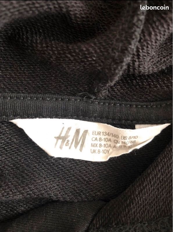 Sweat à capuche 8/10 ans H&M (image 3)
