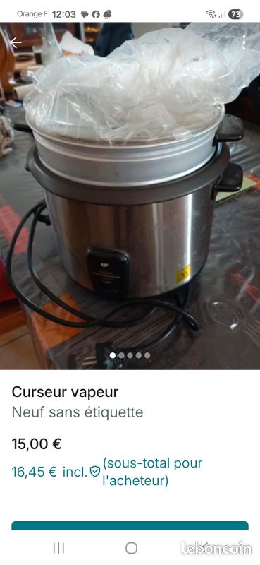 Cuit vapeur (image 1)