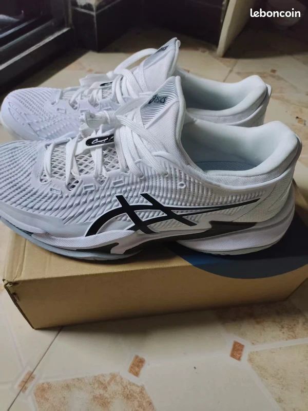Tennis ASICS Court FF 3 Blanc et noir Homme (image 1)