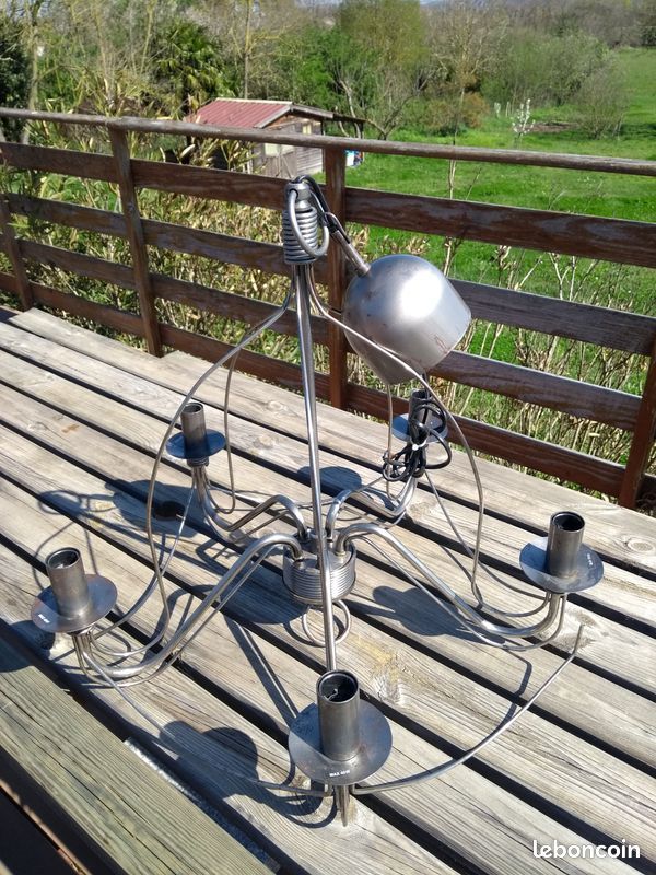 Plafonnier, lustre en métal 5 lampes IKEA (image 2)