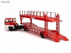 Camion Berliet TR250 4x2 Avec Remorque Porte-voitures - Modèle Réduit 1/43 - Marque Odeon N°94 - Neuf