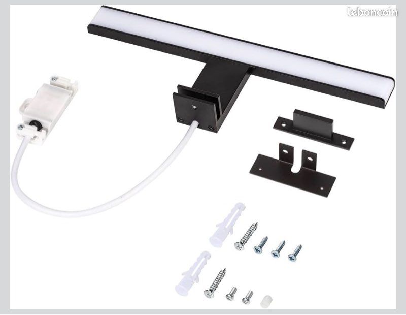 Lampe Applique Miroir Sdb LED noire NEUVE (image 13)