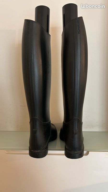 Bottes équitation Ego7 cuir noir (39 XS0) d'occasion à vendre