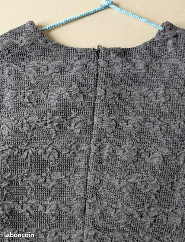 Robe de mi-saison La Fée Maraboutée Grise T42 TBE (image 3)