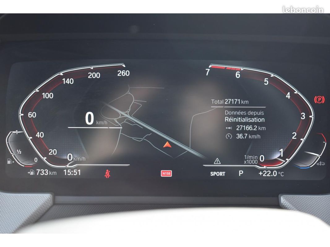 BMW SERIE 1 118i 136 ch DKG7 F40 (image 8)